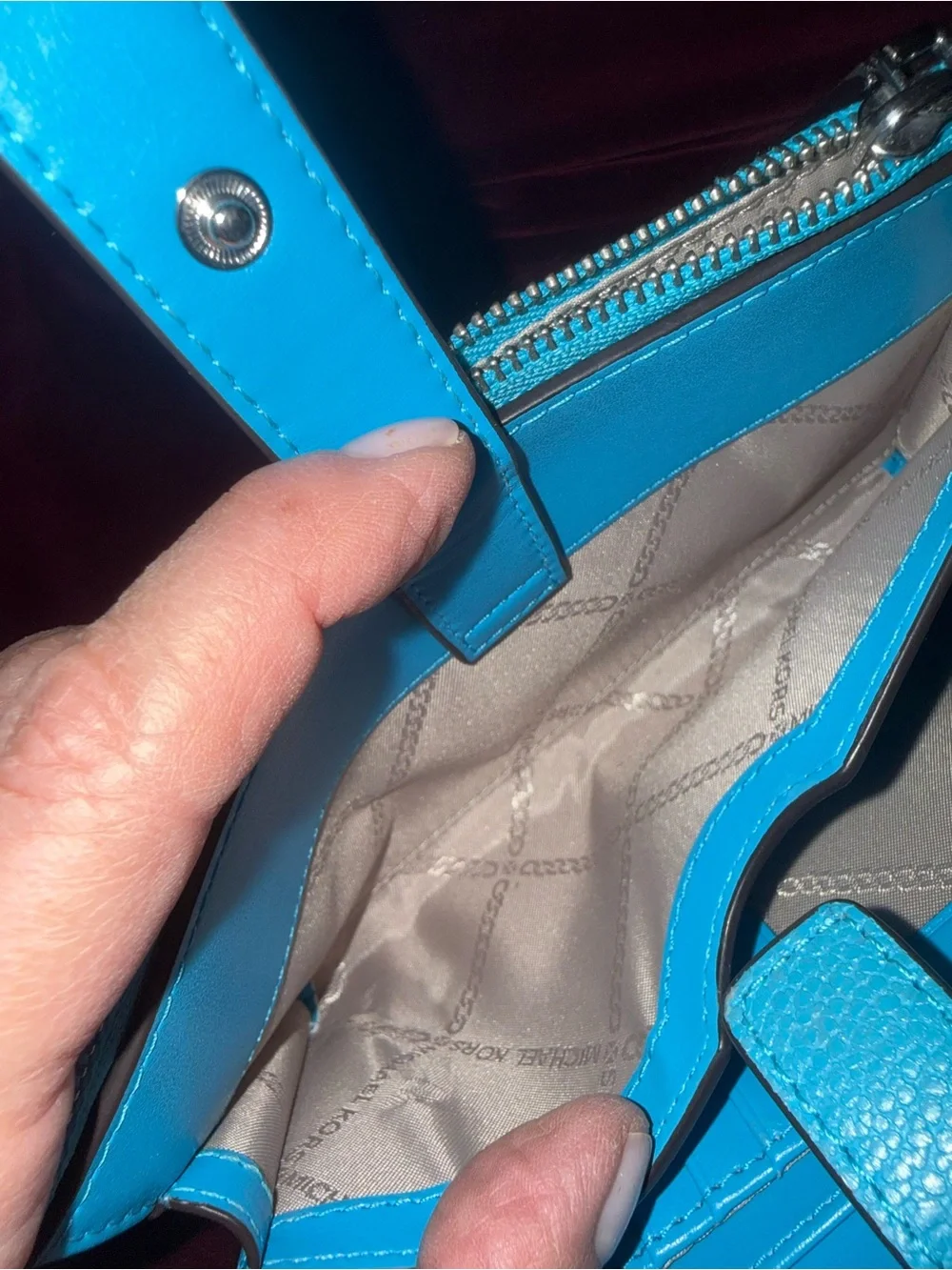 Michael Kors Emilia Goldenrod Pebbled Leather Tote and wallet set